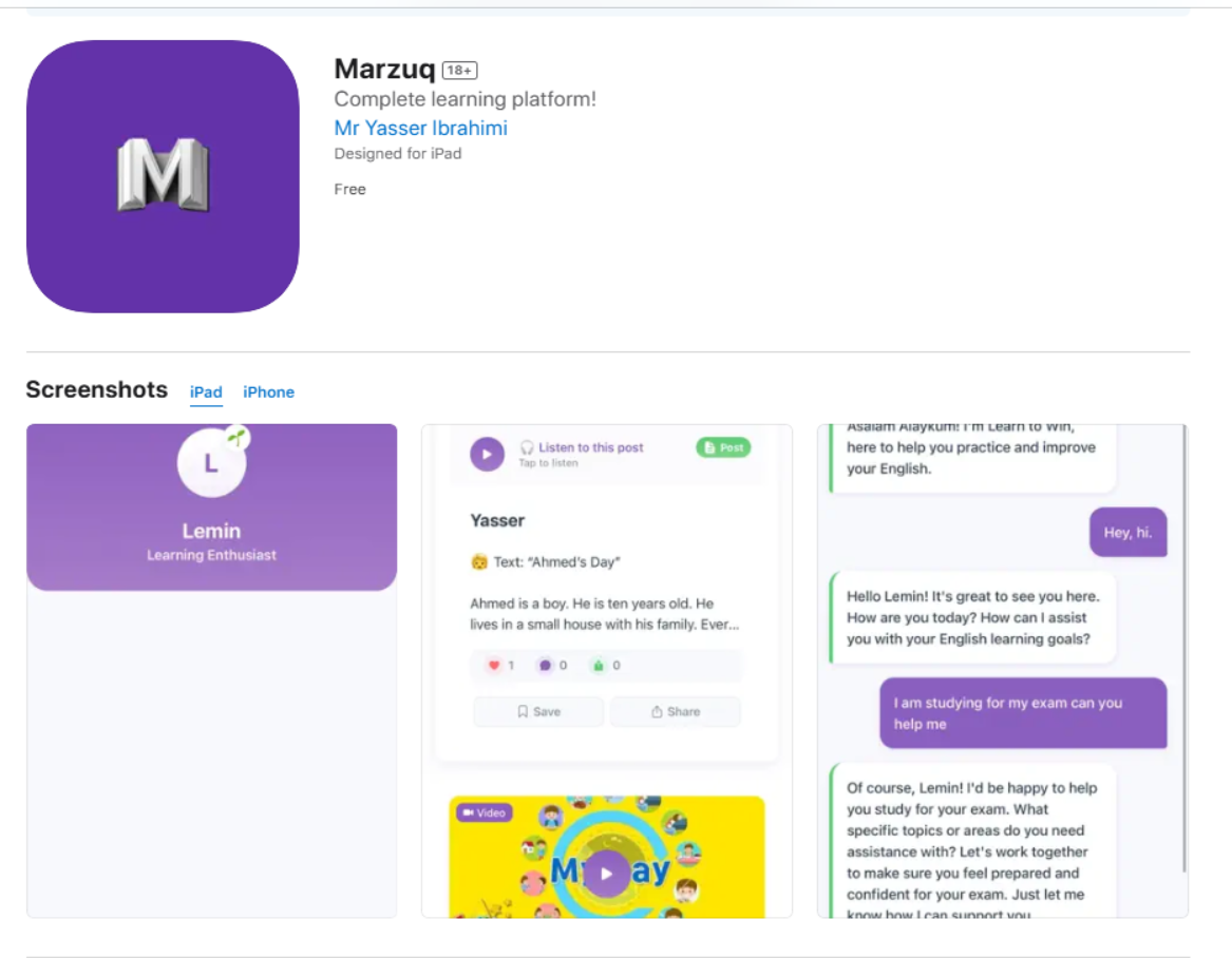 Marzuq App